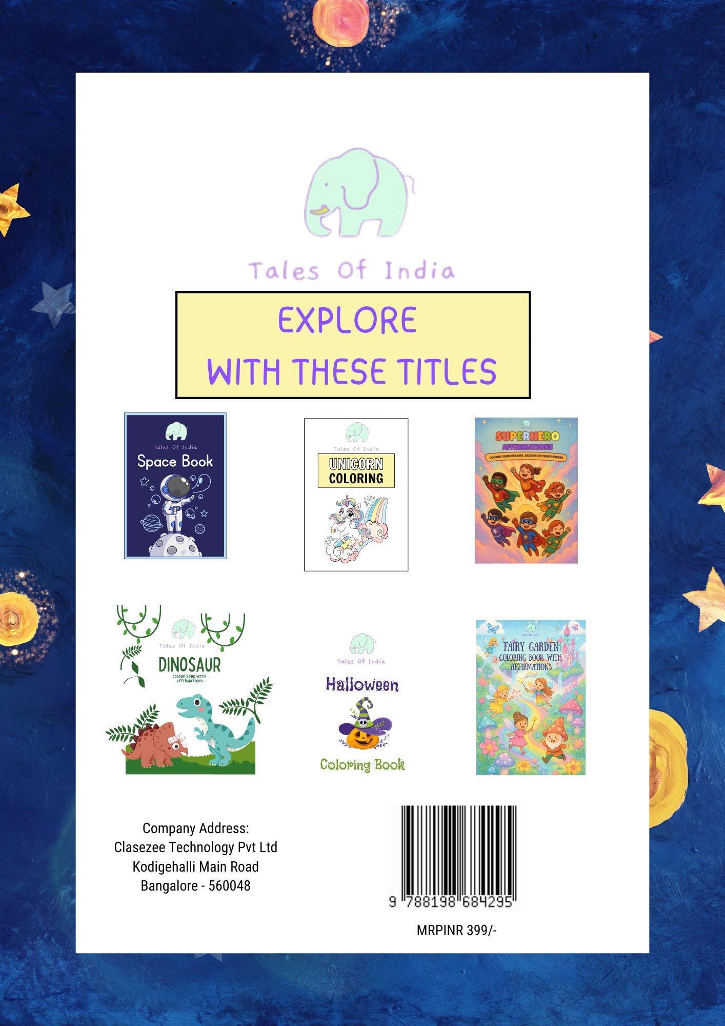 Magical Kingdom coloring book with affirmations