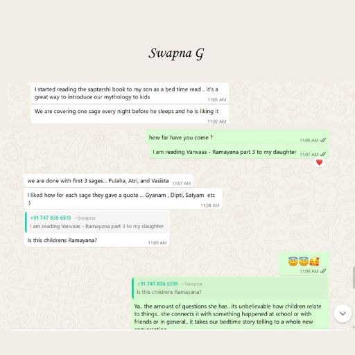 WhatsApp feedback screenshot
