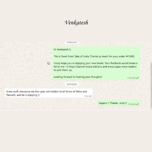 WhatsApp feedback screenshot