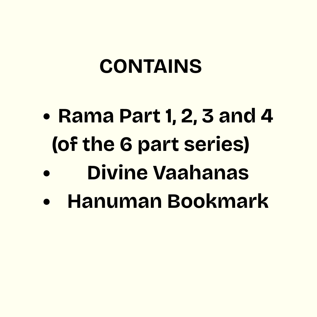 Ramayana Bundle with FREE Divine Vaahanas - pack of 6 (Paperback)