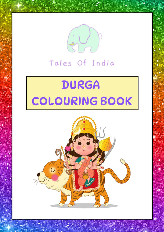 Maa Durga Coloring Book with Shlokas