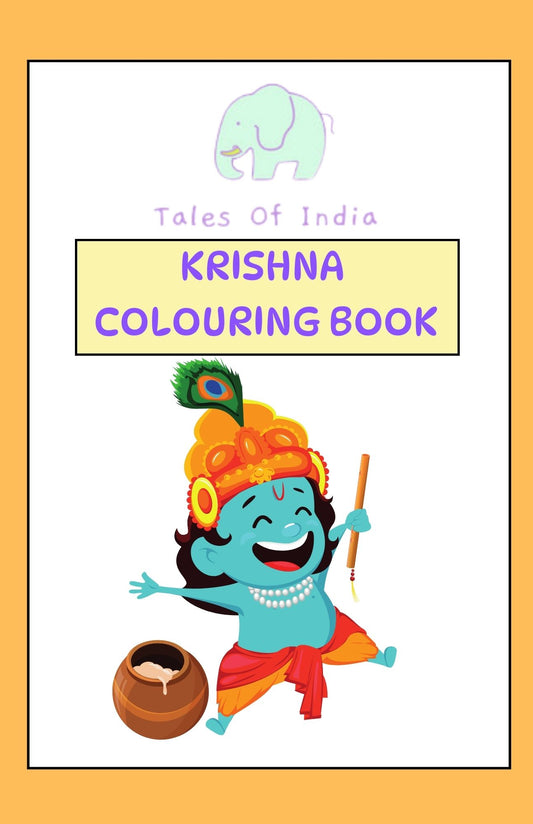 Krishna coloring book with Bhagavad Gita Shlokas